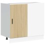 Mueble bajo para fregadero madera contrachapada roble sonoma de , Armarios de cocina - Ref: Foro24-854291, Precio: 73,63 €, D...