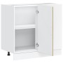 Mueble bajo para fregadero madera contrachapada roble sonoma de , Armarios de cocina - Ref: Foro24-854291, Precio: 73,63 €, D...