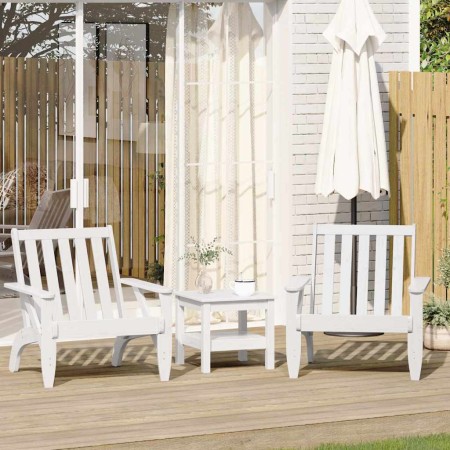 Sillas de jardín adirondack 2 uds blanco 75x77x77 cm de , Sillas de jardín - Ref: Foro24-859333, Precio: 149,10 €, Descuento: %