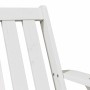 Sillas de jardín adirondack 2 uds blanco 75x77x77 cm de , Sillas de jardín - Ref: Foro24-859333, Precio: 149,10 €, Descuento: %