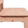 Sillas de jardín 2 uds madera abeto douglas 60x52,5x72 cm de , Sillas de jardín - Ref: Foro24-859325, Precio: 105,46 €, Descu...