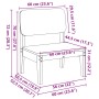 Sillas de jardín 2 uds madera abeto douglas 60x52,5x72 cm de , Sillas de jardín - Ref: Foro24-859325, Precio: 105,46 €, Descu...