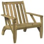 Silla adirondack de jardín madera de pino impregnada 75x77x77cm de , Sillas de jardín - Ref: Foro24-859331, Precio: 86,60 €, ...