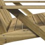 Silla adirondack de jardín madera de pino impregnada 75x77x77cm de , Sillas de jardín - Ref: Foro24-859331, Precio: 86,60 €, ...