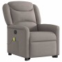 Sillón reclinable de masaje elevable tela gris taupé de , Sillones - Ref: Foro24-3303211, Precio: 279,66 €, Descuento: %