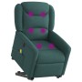 Sillón masaje eléctrico reclinable elevable tela verde oscuro de , Sillones - Ref: Foro24-3303230, Precio: 322,17 €, Descuent...