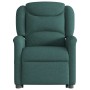 Sillón masaje eléctrico reclinable elevable tela verde oscuro de , Sillones - Ref: Foro24-3303230, Precio: 322,17 €, Descuent...