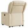 Sillón de masaje eléctrico reclinable elevable tela crema de , Sillones - Ref: Foro24-3303232, Precio: 323,53 €, Descuento: %