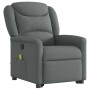 Silla de masaje reclinable de pie de tela gris oscuro de , Sillones - Ref: Foro24-3303205, Precio: 263,88 €, Descuento: %