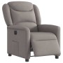 Sillón reclinable eléctrico tela gris taupé de , Sillones - Ref: Foro24-3303181, Precio: 247,90 €, Descuento: %