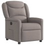 Sillón reclinable eléctrico tela gris taupé de , Sillones - Ref: Foro24-3303181, Precio: 247,90 €, Descuento: %