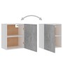 Armarios colgantes 2 uds madera contrachapada gris 50x31x60 cm de vidaXL, Armarios de cocina - Ref: Foro24-805082, Precio: 88...