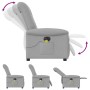 Sillón reclinable de masaje eléctrico tela gris nube de , Sillones - Ref: Foro24-3303253, Precio: 282,18 €, Descuento: %