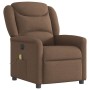 Sillón reclinable de masaje eléctrico tela marrón de , Sillones - Ref: Foro24-3303188, Precio: 256,87 €, Descuento: %