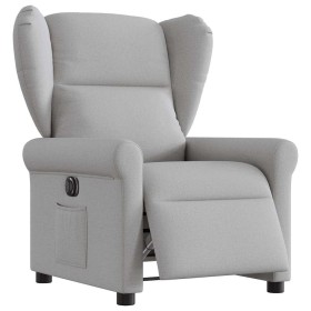 Sillón reclinable eléctrico de tela gris nube de , Sillones - Ref: Foro24-3303363, Precio: 249,67 €, Descuento: %