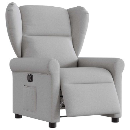 Sillón reclinable eléctrico de tela gris nube de , Sillones - Ref: Foro24-3303363, Precio: 249,67 €, Descuento: %