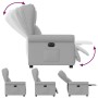 Sillón reclinable eléctrico de tela gris nube de , Sillones - Ref: Foro24-3303363, Precio: 249,67 €, Descuento: %