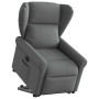 Sillón reclinable elevable de tela gris oscuro de , Sillones - Ref: Foro24-3303375, Precio: 275,01 €, Descuento: %
