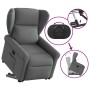 Sillón reclinable elevable de tela gris oscuro de , Sillones - Ref: Foro24-3303375, Precio: 275,01 €, Descuento: %