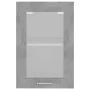 Armario colgante cristal contrachapada gris hormigón 40x31x60cm de vidaXL, Armarios de cocina - Ref: Foro24-802509, Precio: 3...