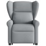 Sillón de masaje eléctrico reclinable elevable tela gris claro de , Sillones - Ref: Foro24-3303404, Precio: 324,67 €, Descuen...