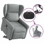 Sillón de masaje eléctrico reclinable elevable tela gris claro de , Sillones - Ref: Foro24-3303404, Precio: 324,67 €, Descuen...