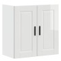 Armario pared cocina Porto madera ingeniería blanca alto brillo de , Armarios de cocina - Ref: Foro24-854059, Precio: 67,74 €...