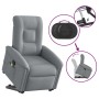 Sillón de masaje reclinable de pie de tela gris claro de , Sillones - Ref: Foro24-3303264, Precio: 264,95 €, Descuento: %