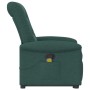 Silla de masaje reclinable de pie de tela verde oscura de , Sillones - Ref: Foro24-3303270, Precio: 273,25 €, Descuento: %