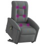 Sillón de masaje eléctrico reclinable elevable tela gris oscuro de , Sillones - Ref: Foro24-3303285, Precio: 311,44 €, Descue...