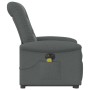 Sillón de masaje eléctrico reclinable elevable tela gris oscuro de , Sillones - Ref: Foro24-3303285, Precio: 311,44 €, Descue...