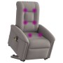 Sillón de masaje eléctrico reclinable elevable tela taupé de , Sillones - Ref: Foro24-3303291, Precio: 326,07 €, Descuento: %