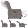 Sillón de masaje eléctrico reclinable elevable tela taupé de , Sillones - Ref: Foro24-3303291, Precio: 326,07 €, Descuento: %