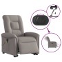 Sillón de masaje eléctrico reclinable elevable tela taupé de , Sillones - Ref: Foro24-3303291, Precio: 326,07 €, Descuento: %