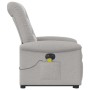 Sillón de masaje eléctrico reclinable elevable tela gris nube de , Sillones - Ref: Foro24-3303293, Precio: 346,46 €, Descuent...