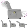 Sillón de masaje eléctrico reclinable elevable tela gris nube de , Sillones - Ref: Foro24-3303293, Precio: 346,46 €, Descuent...