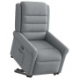 Sillón reclinable elevable de tela gris claro de , Sillones - Ref: Foro24-3303314, Precio: 271,55 €, Descuento: %