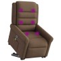 Silla de masaje reclinable de pie de tela marrón de , Sillones - Ref: Foro24-3303328, Precio: 265,53 €, Descuento: %