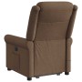 Silla de masaje reclinable de pie de tela marrón de , Sillones - Ref: Foro24-3303328, Precio: 265,53 €, Descuento: %