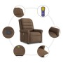 Silla de masaje reclinable de pie de tela marrón de , Sillones - Ref: Foro24-3303328, Precio: 265,53 €, Descuento: %