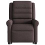 Sillón masaje eléctrico reclinable elevable tela marrón oscuro de , Sillones - Ref: Foro24-3303349, Precio: 325,94 €, Descuen...
