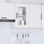 Armario pared cocina puerta de cristal Lucca blanca de , Armarios de cocina - Ref: Foro24-853767, Precio: 58,02 €, Descuento: %