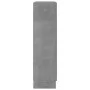 Vitrina de madera contrachapada gris hormigón 82,5x30,5x115 cm de vidaXL, Librerías y estanterías - Ref: Foro24-802754, Preci...
