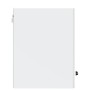 Armario de pared de cocina Lucca madera ingeniería blanca de , Armarios de cocina - Ref: Foro24-853837, Precio: 54,61 €, Desc...