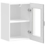 Armario de pared para cocina puerta cristal Lucca gris hormigón de , Armarios de cocina - Ref: Foro24-853771, Precio: 57,87 €...