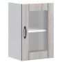 Armario de pared para cocina puerta cristal Lucca gris sonoma de , Armarios de cocina - Ref: Foro24-853773, Precio: 59,96 €, ...