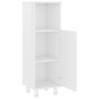 Armario de baño madera contrachapada blanco brillo 30x30x95 cm de vidaXL, Muebles de baño - Ref: Foro24-802621, Precio: 58,12...