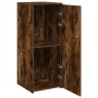 Armario de madera de ingeniería roble ahumado 40x45x103,5 cm de , Taquillas y armarios de almacenamiento - Ref: Foro24-859037...