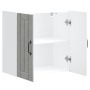 Armario de pared cocina Lucca madera contrachapada gris cemento de , Armarios de cocina - Ref: Foro24-853821, Precio: 50,99 €...