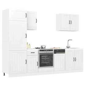 Mueble cocina Kalmar blanco de alto brillo 7 pzas de , Armarios de cocina - Ref: Foro24-3314773, Precio: 653,64 €, Descuento: %